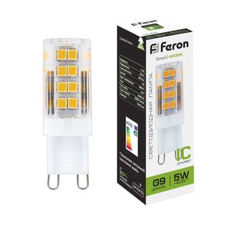 Лампа светодиодная 5W 230V G9 4000K