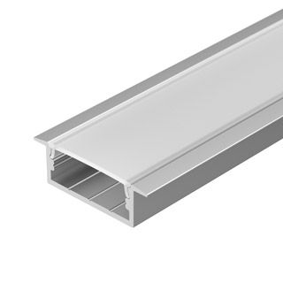 Профиль с экраном ARH-WIDE-F-H10-2000 ANOD+OPAL (Алюминий)
