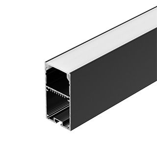 Профиль LINE-S-3667-2000 BLACK (Алюминий)