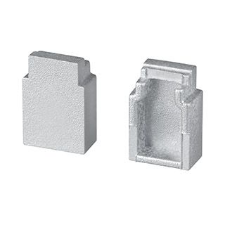 Заглушка WALL-FANTOM-BENT-W10-SIDE глухая (Пластик)