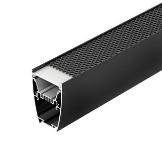 Профиль LINE-5075-U-HONEYCOMB-2000 BLACK (Алюминий)