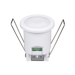 Датчик движения NAVE-PIR-BUILT-R50-400W-WH (230V, 1.7A, MINI) (Arlight, IP20 Пластик, 5 лет)