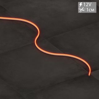 Светодиодный гибкий неон DL-N 6х12 2835/10mm 120led 12V Orange 9.6W