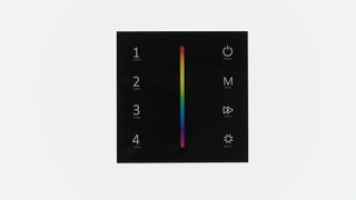 Сенсорная панель IDL-VS-48 Black 12-24V, 3x4A, 3x(48-96), RGB, RF 2.4GHz