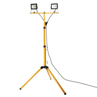 Светодиодный прожектор на штативе PDL-2*30Вт, 220V, IP65, Cool White
