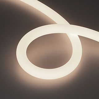 Светодиодная лента герметичная MOONLIGHT-SIDE-A336-D25mm 24V Day4000 360deg (14.4 W/m, IP65, 2835)