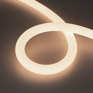 Светодиодная лента герметичная MOONLIGHT-TOP-M768-D25mm 24V White-MIX 360deg (14.4 W/m, IP65)