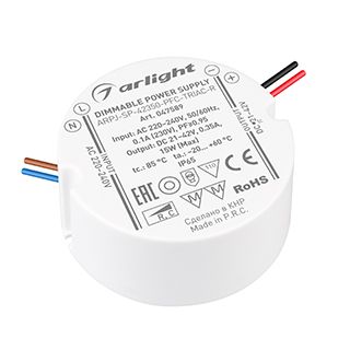 Блок питания ARPJ-SP-42350-PFC-TRIAC-R (15W, 21-42V, 350mA) (IP65 Пластик, 5 лет)