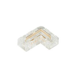 Коннектор угловой FIX-MONO-5mm-2pin-STS (Прозрачный)