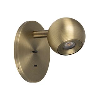 Светильник SP-OTTORI-WALL-CHARGE-6W Warm3000 (BR, 30 deg, 230V, USB-C) (Arlight, IP20 Металл, 3 года