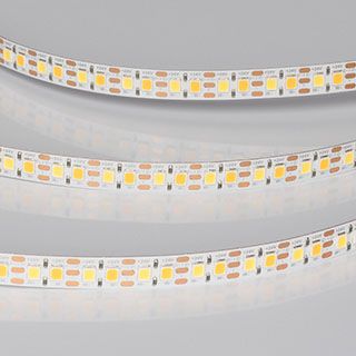 Лента UL-A168-8mm 24V White-MIX-CX2 (18 W/m, IP20, 5m) (Arlight, резка 2 светодиода)