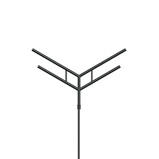 Кронштейн OXOR-SY4-3000x76-L1500 BLACK (Arlight, Сталь)