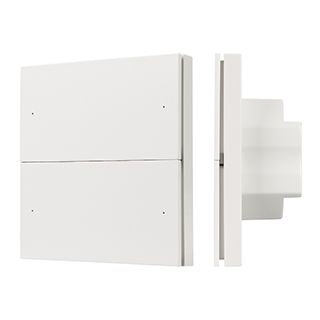 INTELLIGENT ARLIGHT Кнопочная панель SMART DALI-301-22-4K-D2-IN White (BUS, Frameless) (IARL, IP20 П