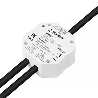 INTELLIGENT ARLIGHT Диммер SMART-DALI-601-62-ADDR-DIM-D2-DT4-PD-IN (230V, 1x1.5A) (IARL, IP20 Пласти