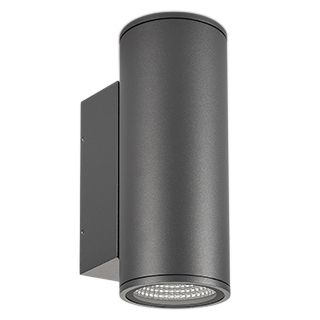 Светильник LGD-FORMA-WALL-TWIN-R90-2x12W Warm3000 (GR, 44 deg, 230V)