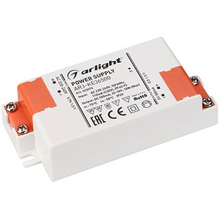 Блок питания ARJ-KE36500 (18W, 500mA, PFC) (IP20 Пластик, 5 лет)