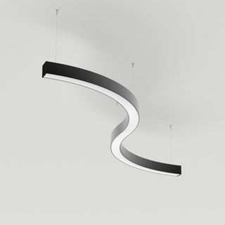 Светильник SP-LINE-HANG ARC-S3535-D800-65W Day4000 (BLACK, 230V) (Металл)