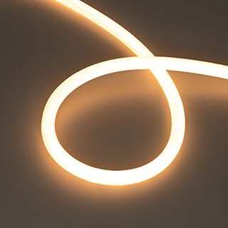 Светодиодная лента герметичная MOONLIGHT-TOP-M560-D13mm 24V Warm2300 360deg (8.6 W/m, IP65, 5m)