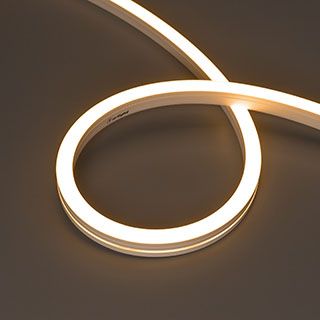 Светодиодная лента герметичная MOONLIGHT-SIDE-A140-12x17mm 24V Warm2700 (9.6 W/m, IP67, 5m, wire x2)