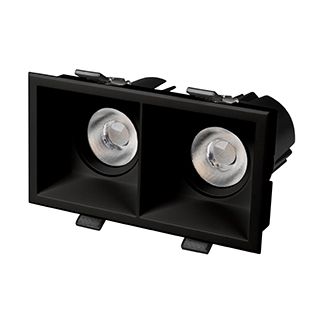 Светильник MS-FLOW-BUILT-S157x85-2x12W Day4000 (BK, 55 deg, 230V) (Arlight, IP20 Металл, 5 лет)