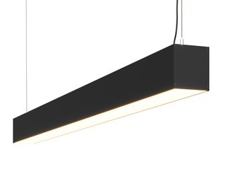 Линейный светодиодный светильник подвесной NPL-87-3000 81Вт 3000К IP40 Черный